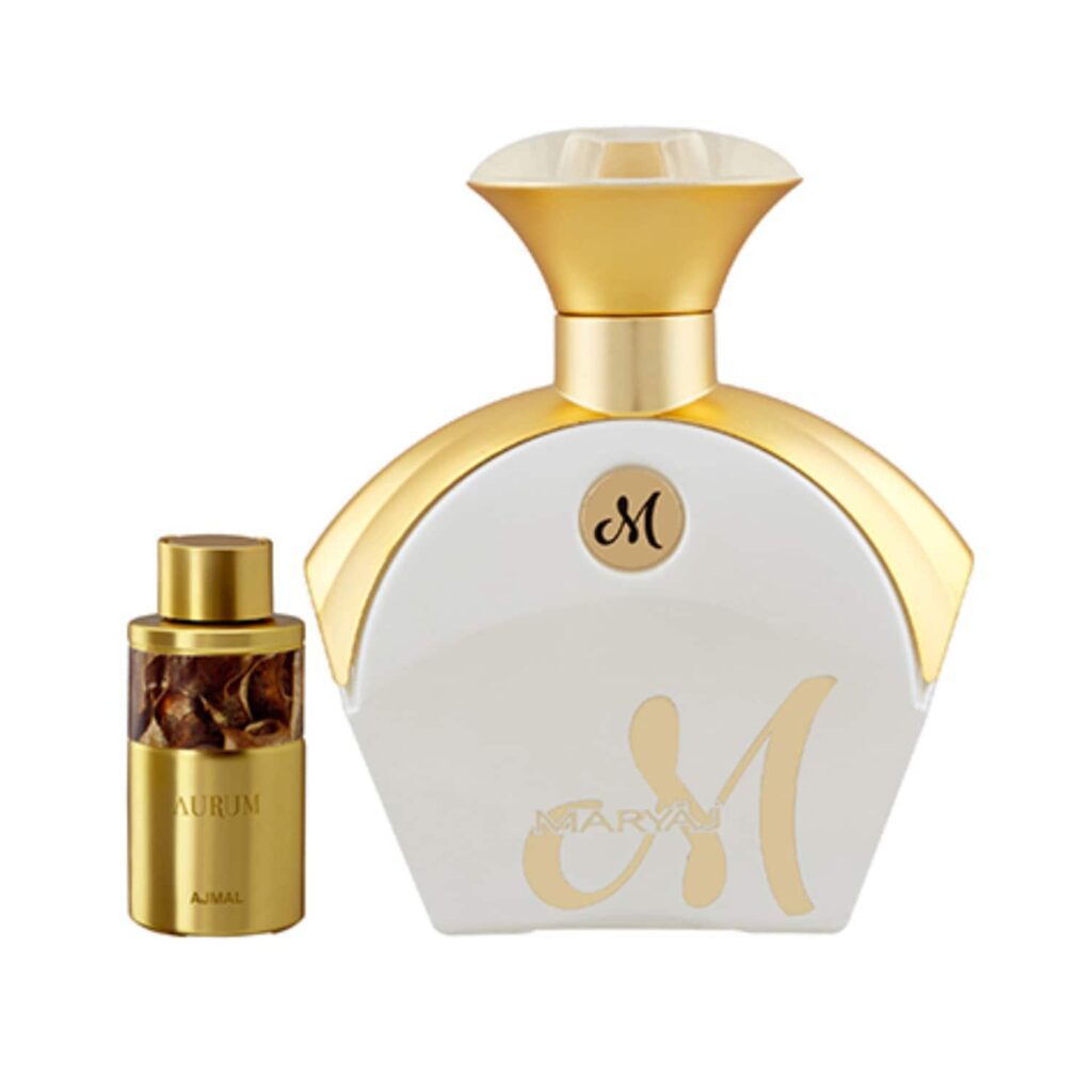 AJMAL Aurum Fruity Floral And Maryaj M White For Her Eau De Parfum Floral Fruity Perfume - (2Pcs) - Ajmal