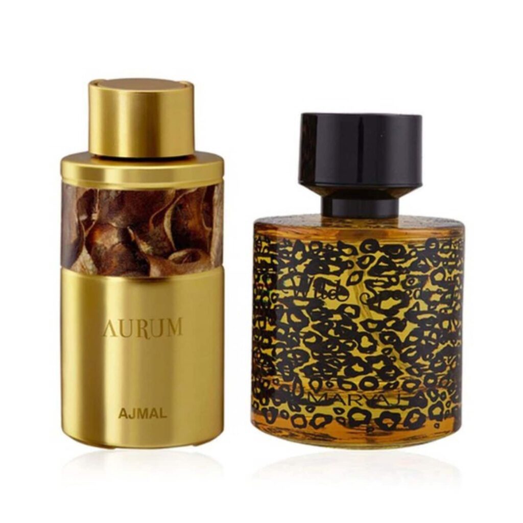 AJMAL Aurum Fruity Floral And Maryaj Wild Stripes Eau De Parfum Aromatic Oriental Perfume - (2Pcs) - Ajmal