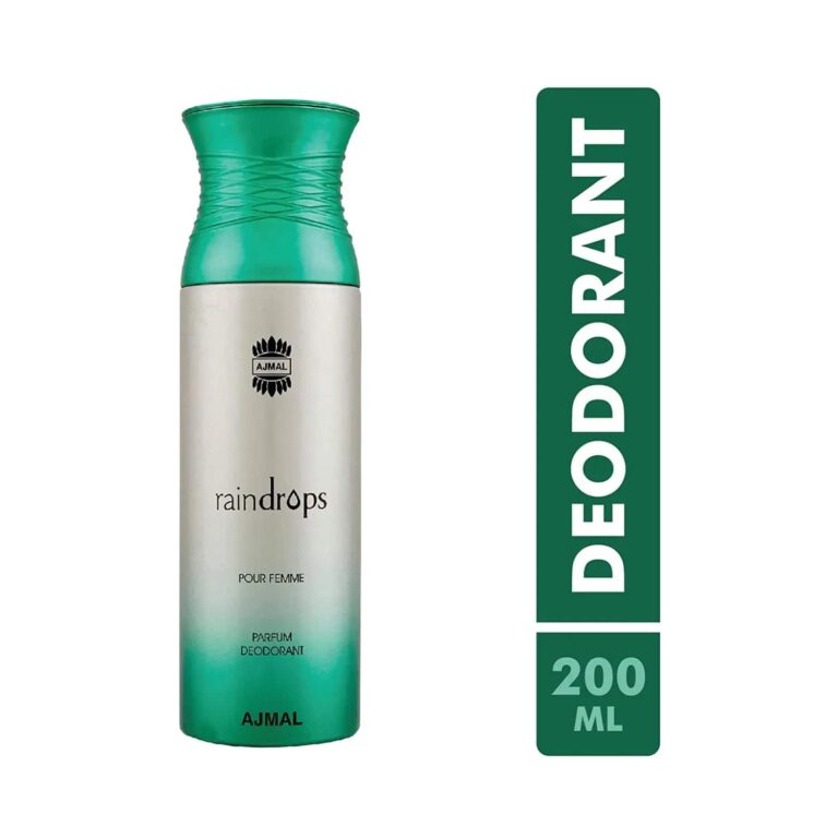 AJMAL Aurum & Raindrops Deodorant Body Spray - Pack of 2 (200ml Each) - Ajmal