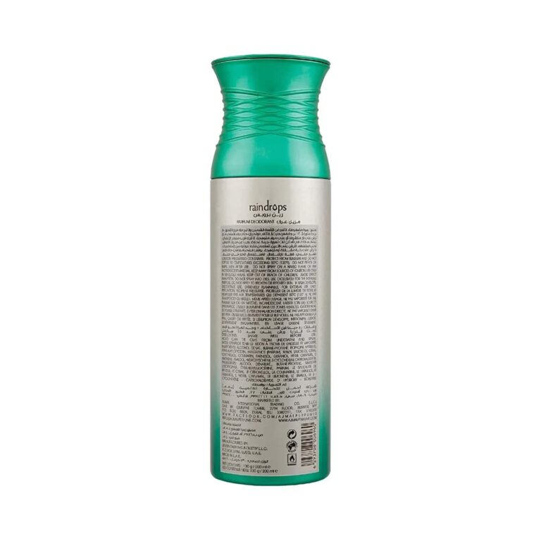 AJMAL Aurum & Raindrops Deodorant Body Spray - Pack of 2 (200ml Each) - Ajmal