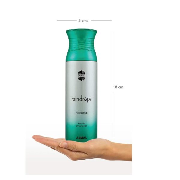 AJMAL Aurum & Raindrops & Wisal Dhahab Deodorant Spray for Men & Women - Pack of 3 (200ml Each) - Ajmal