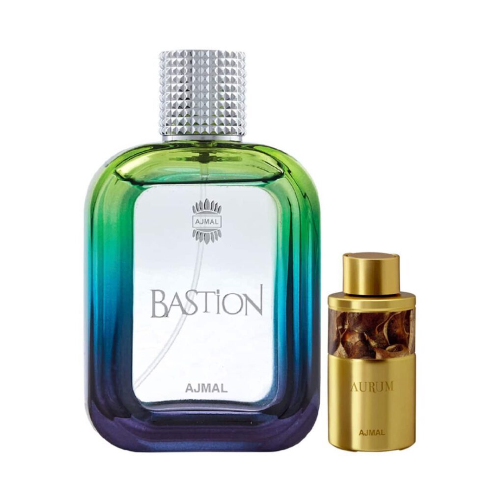 AJMAL Bastion Eau De Parfum & Aurum Perfume Attar Combo Pack (2 Pcs) - Ajmal