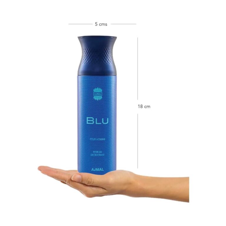 AJMAL Blu & Aurum Deodorant Body Spray - Pack of 2 (200ml Each) - Ajmal