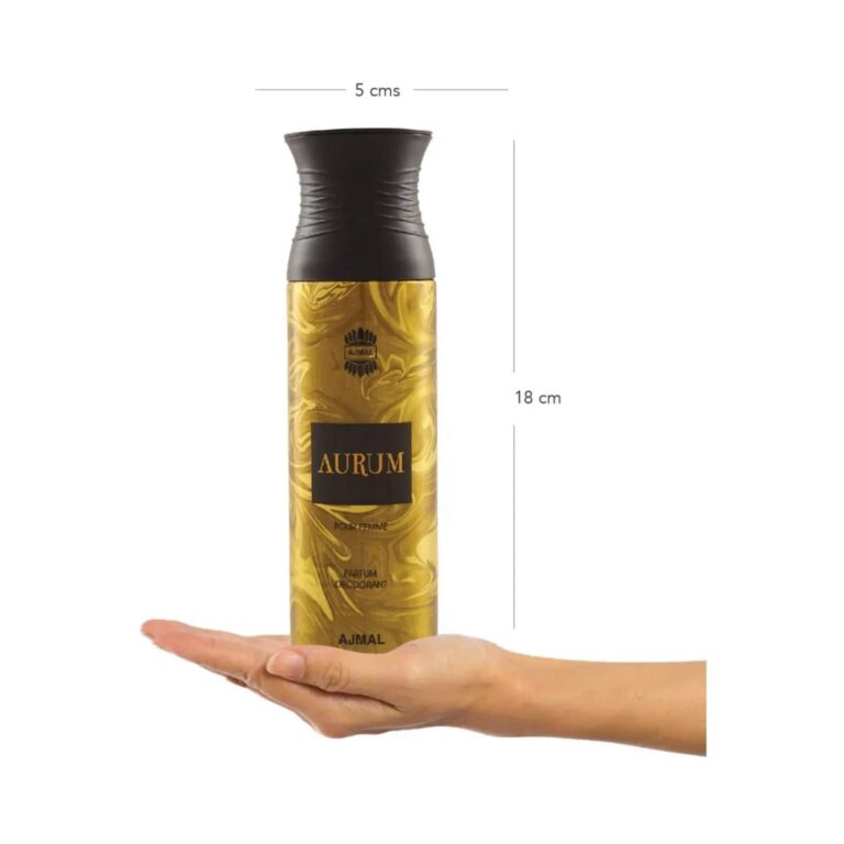 AJMAL Blu & Aurum Deodorant Body Spray - Pack of 2 (200ml Each) - Ajmal