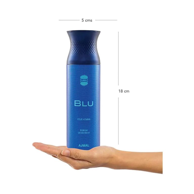 AJMAL Blu Deodorant Spray - Pack of 3 (200ml Each) - Ajmal