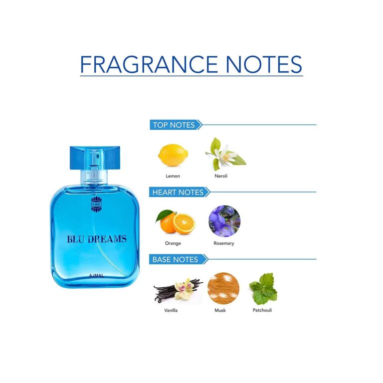 AJMAL Blu Dreams Eau De Parfum (100ml) - Ajmal