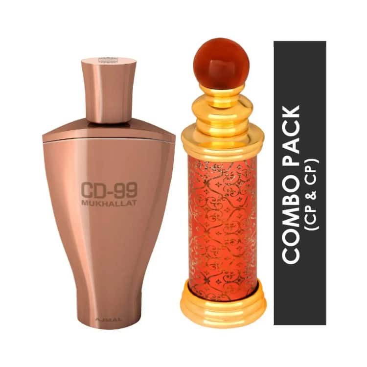 AJMAL Classic Oud Concentrated Perfume Oil And Cd 99 Mukhallat Concentrated Perfume Oil (2Pc) - Ajmal