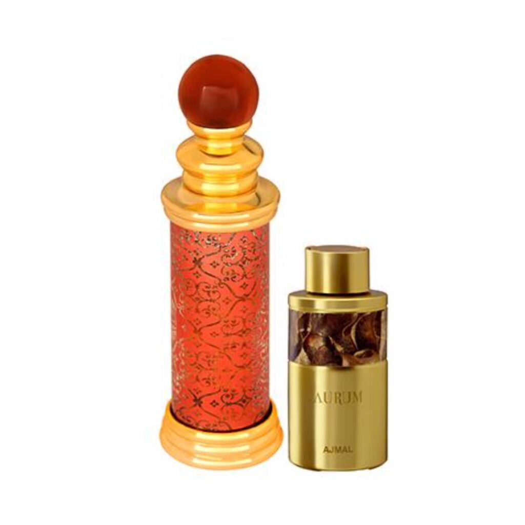 AJMAL Classic Oud Woody Oudh Attar And Aurum Fruity Floral Attar - (2Pcs) - Ajmal