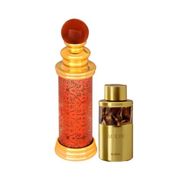 AJMAL Classic Oud Woody Oudh Attar And Aurum Fruity Floral Attar - (2Pcs) - Ajmal