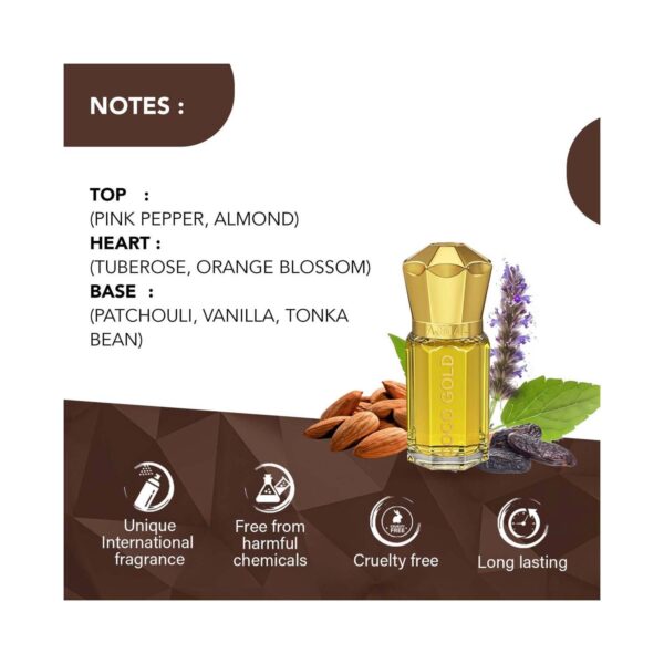 AJMAL Coco Gold Concentrated Perfume For Women (5 ml) - Ajmal