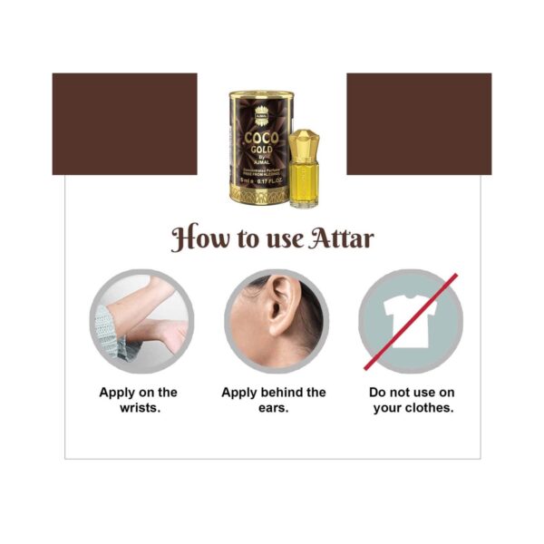 AJMAL Coco Gold Concentrated Perfume For Women (5 ml) - Ajmal