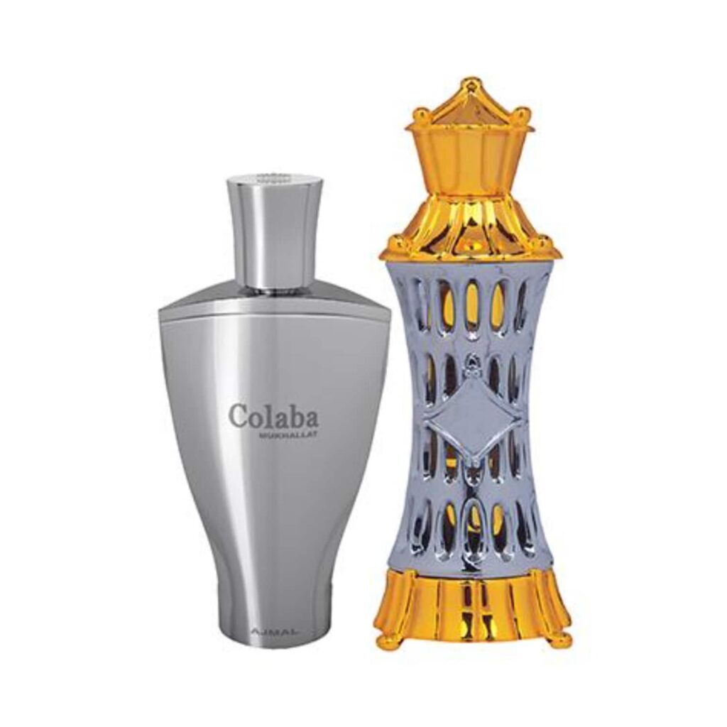 AJMAL Colaba Mukhallat Floral Oriental Attar And Mizyaan Oriental Musky Attar - (2Pcs) - Ajmal