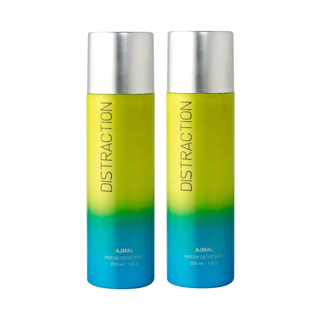 Ajmal Distraction Deodorant 200ml (Pack of 2) Combo - Ajmal