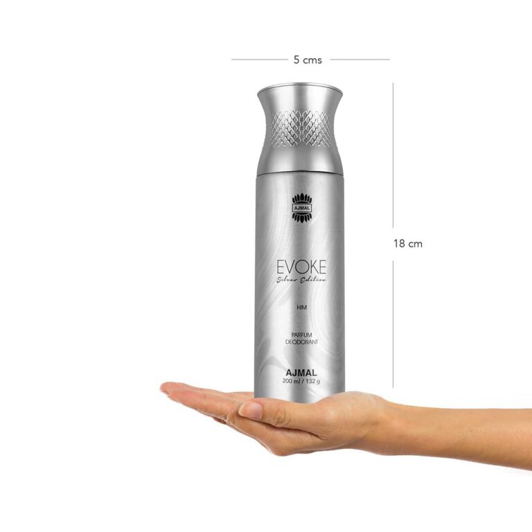 AJMAL Evoke Silver Edition Parfum Deodorant (200ml) - Ajmal