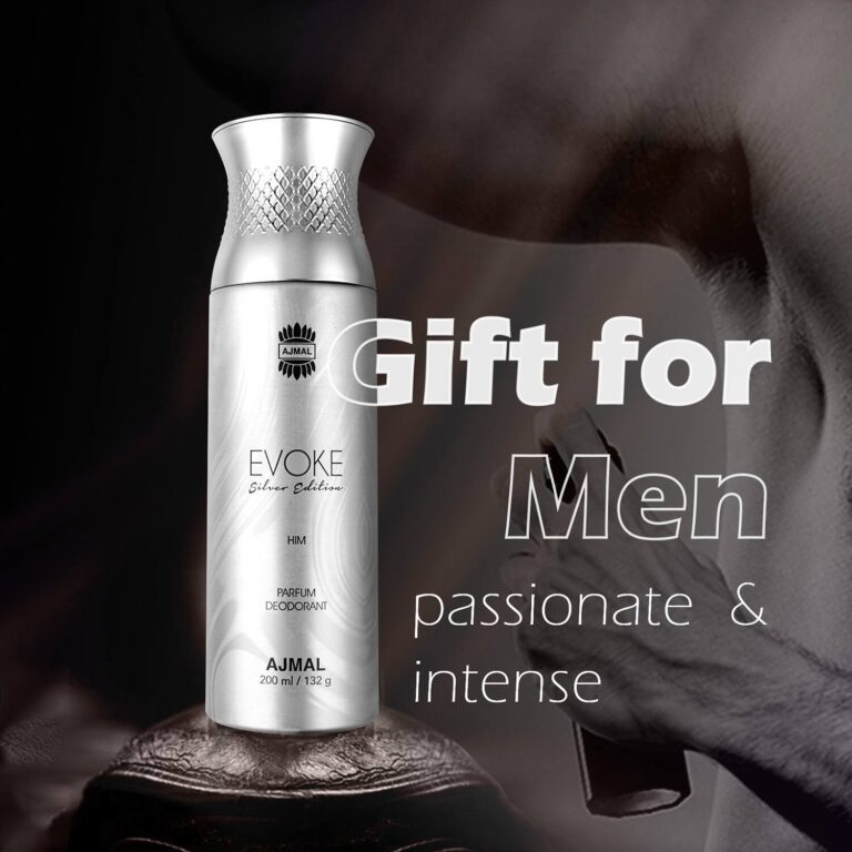 AJMAL Evoke Silver Edition Parfum Deodorant (200ml) - Ajmal