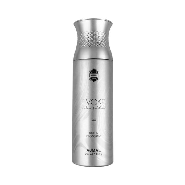 AJMAL Evoke Silver Edition Parfum Deodorant (200ml) - Ajmal