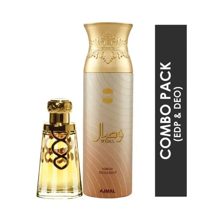 AJMAL Khallab Eau De Parfum And Wisal Deodorant (2Pc) - Ajmal
