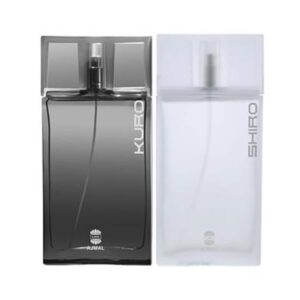 AJMAL Kuro Eau De Parfum Aromatic Spicy Perfume And Shiro Eau De Parfum Citrus Spicy Perfume - (2Pcs) - Ajmal