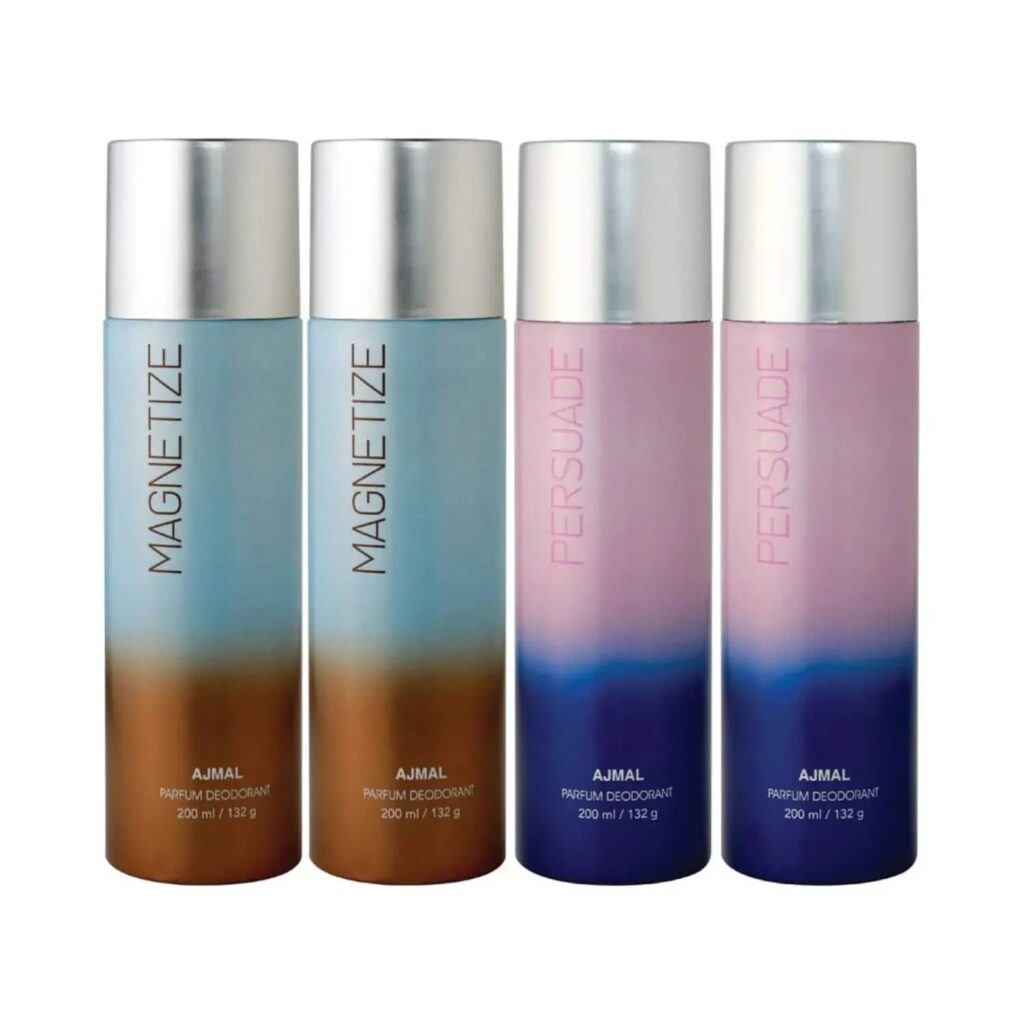AJMAL Magnetize And Persuade Deodorants (4Pc) - Ajmal