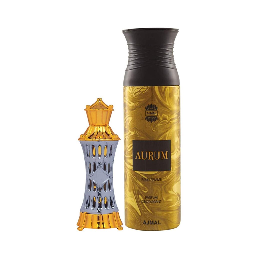 AJMAL Mizyaan Oriental Musky And Aurum Femme Deodorant Fruity Floral Fragrance - (2Pcs) - Ajmal