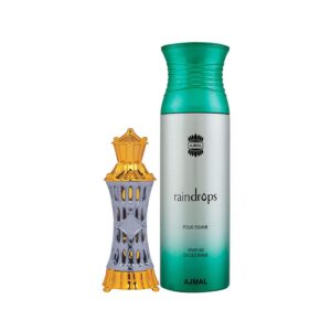 AJMAL Mizyaan Oriental Musky And Raindrops Femme Deodorant Floral Chypre Fragrance - (2Pcs) - Ajmal