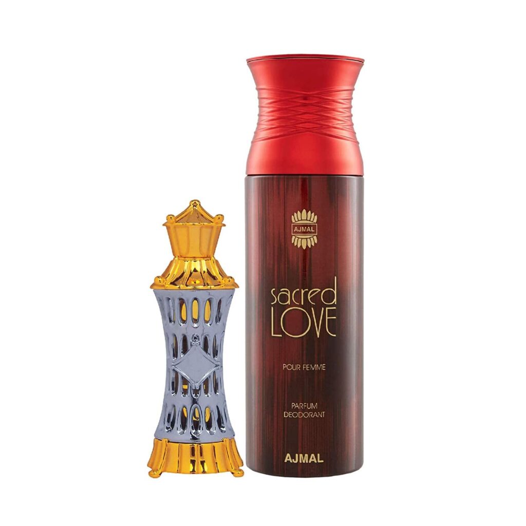 AJMAL Mizyaan Oriental Musky And Sacred Love Deodorant Floral Musky Fragrance - (2Pcs) - Ajmal