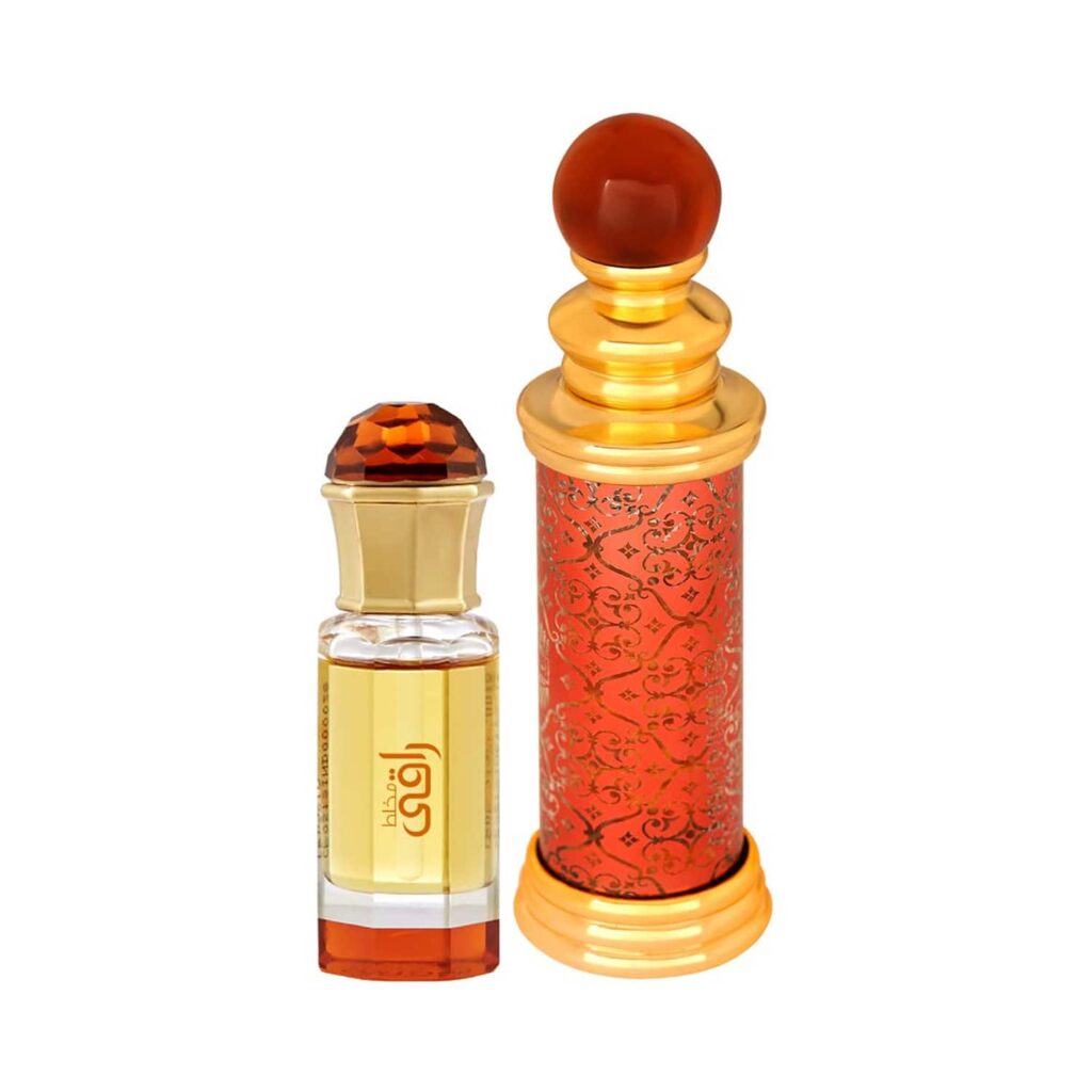 AJMAL Mukhallat Raaqi Floral Fruity Attar And Classic Oud Woody Oudh Attar - (2Pcs) - Ajmal