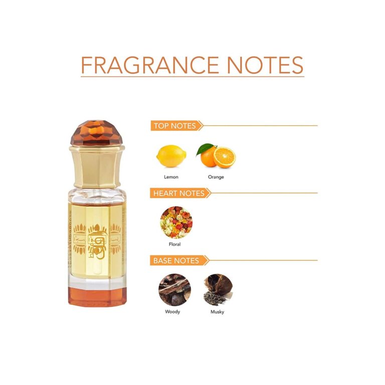 AJMAL Mukhallat Raaqi Floral Fruity Attar And Khofooq Woody Oudhy Attar - (2Pcs) - Ajmal