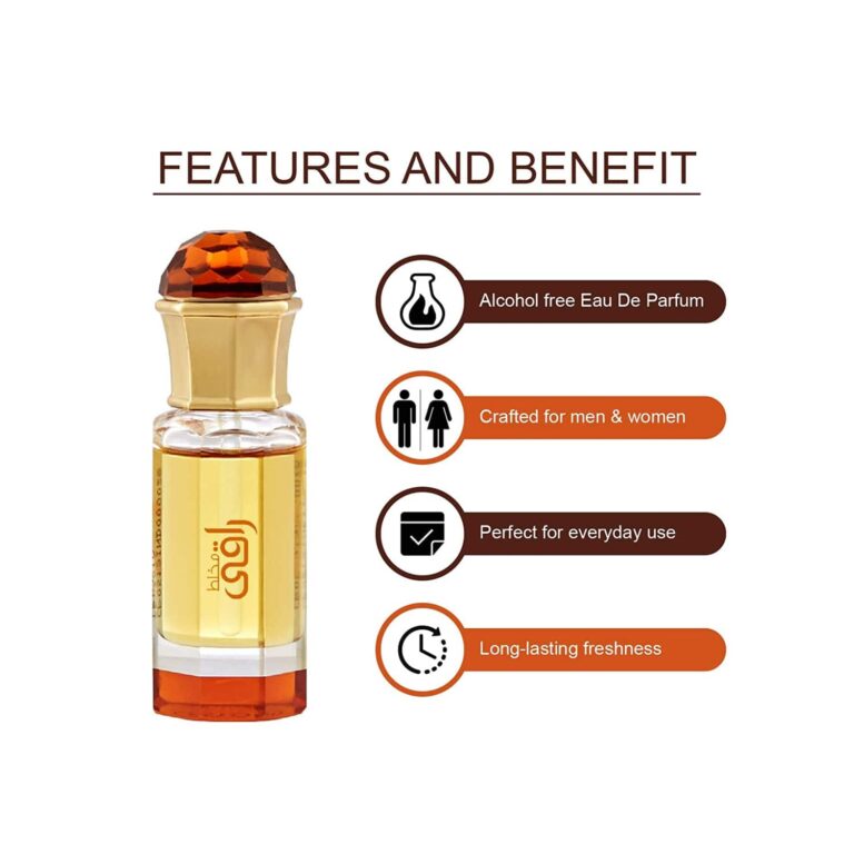 AJMAL Mukhallat Raaqi Floral Fruity Attar And Khofooq Woody Oudhy Attar - (2Pcs) - Ajmal