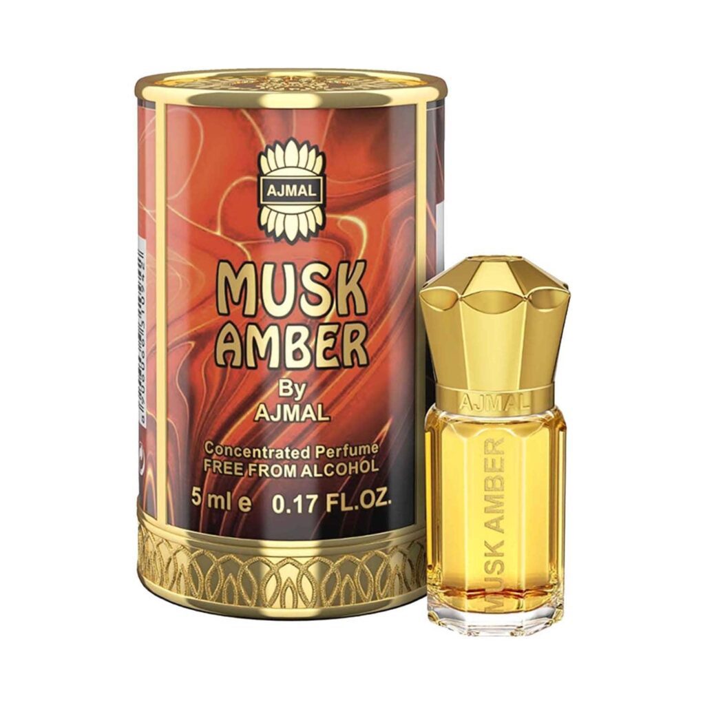 AJMAL Musk Amber Concentrated Perfume For Men (5 ml) - Ajmal
