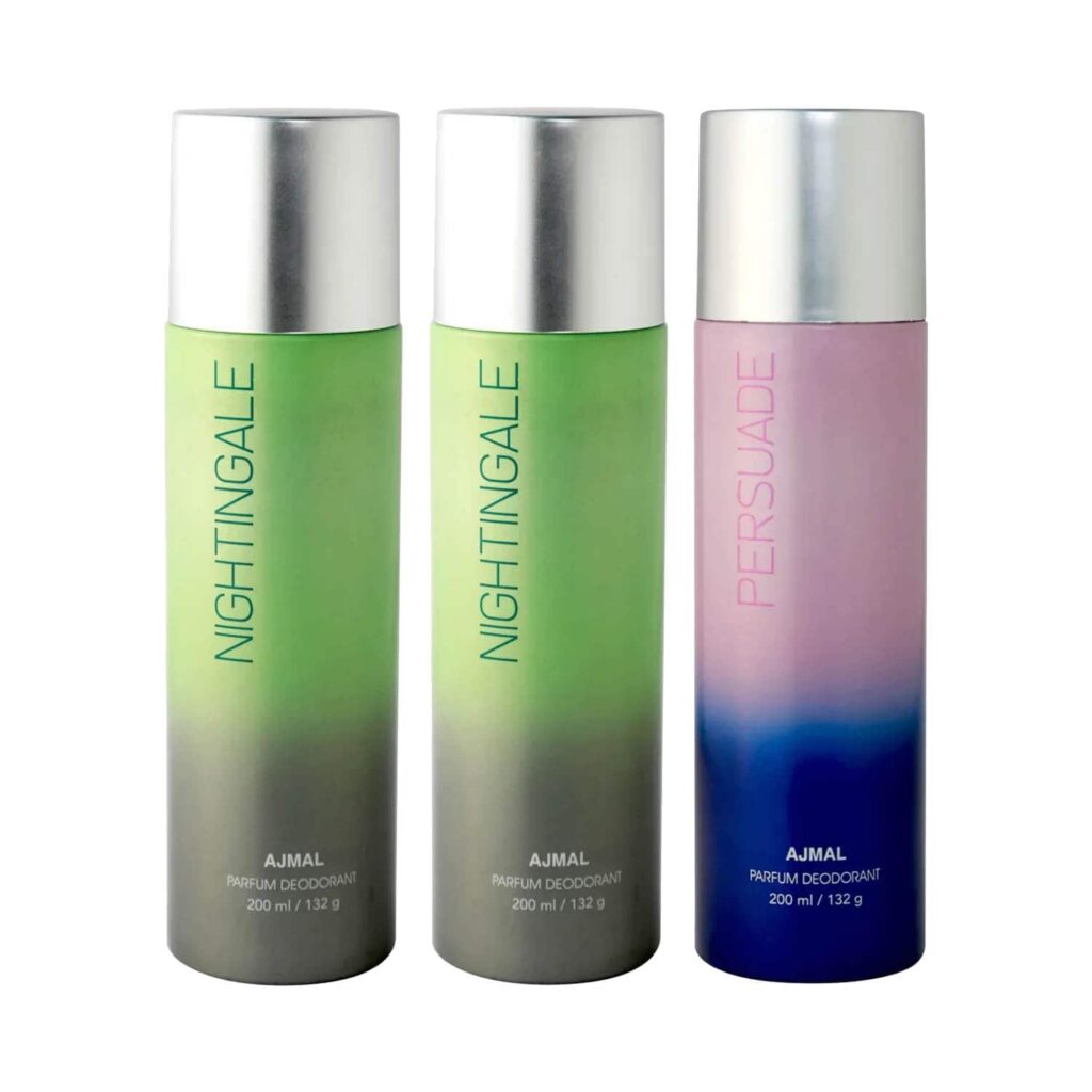 Ajmal Nightingale + Nightingale + Persuade (Pack of 3) Combo - Ajmal
