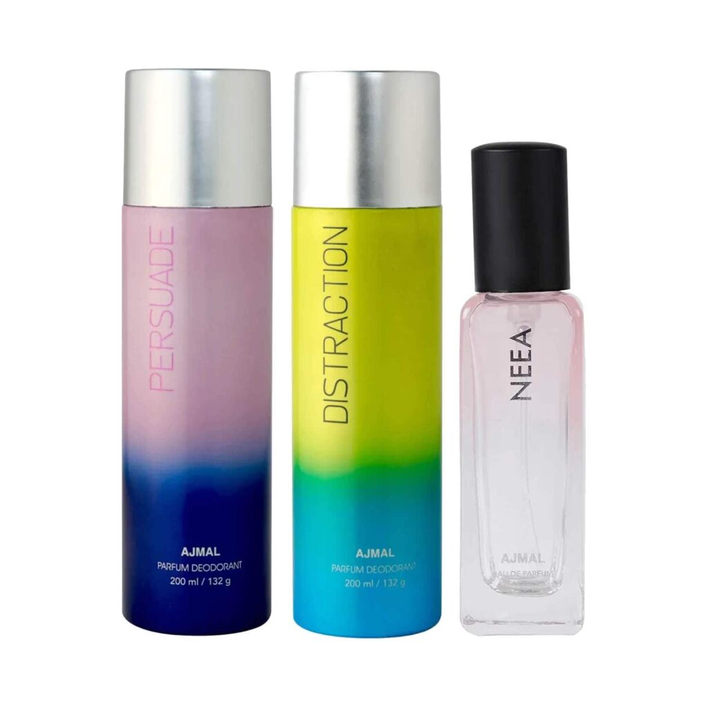 Ajmal Persuade + Distraction + Neea (Pack of 3) Combo - Ajmal