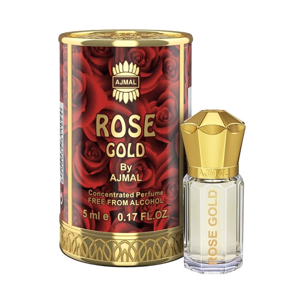 AJMAL Rose Gold Concentrated Perfume For Unisex (5 ml) - Ajmal