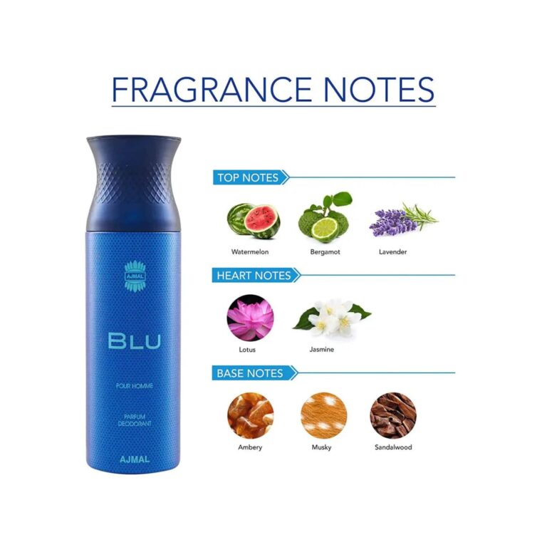 AJMAL Sacred Love, Blu Homme, Magnetize And Persuade Deodorants - (4Pcs) - Ajmal