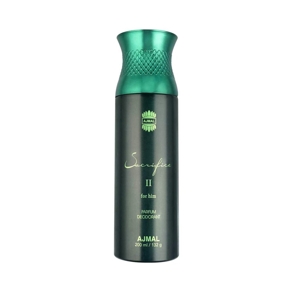 AJMAL Sacrifice II Parfum Deodorant for Him (200ml) - Ajmal