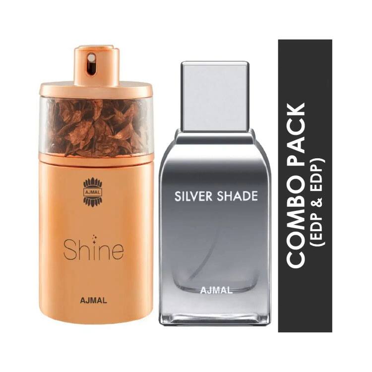 AJMAL Shine Eau De Parfum And Silver Shade Eau De Parfum (2Pc) - Ajmal