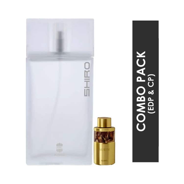 AJMAL Shiro Eau De Parfum And Aurum Concentrated Perfume Oil (2Pc) - Ajmal