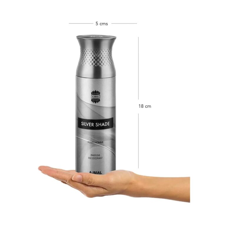 AJMAL Silver Shade Deodorant Body Spray - Pack of 2 (200ml Each) - Ajmal
