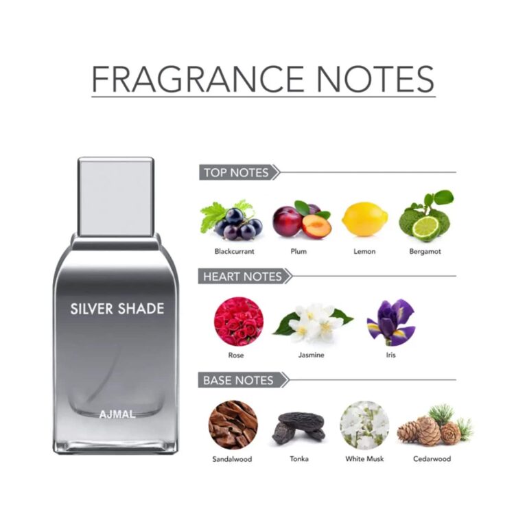 AJMAL Silver Shade Eau De Perfume (100ml) - Ajmal