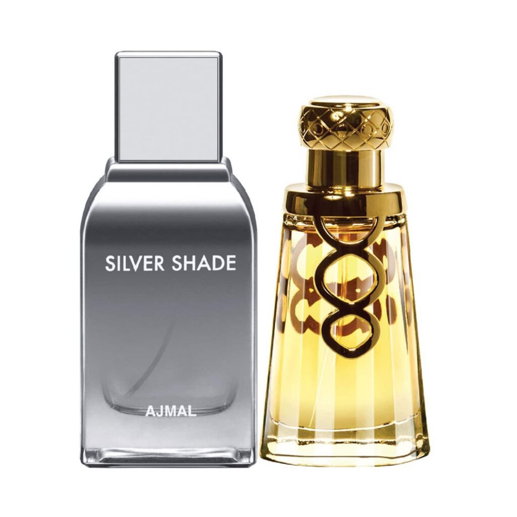 AJMAL Silver Shade & Khallab Eau De Parfum Combo Pack (2 Pcs) - Ajmal