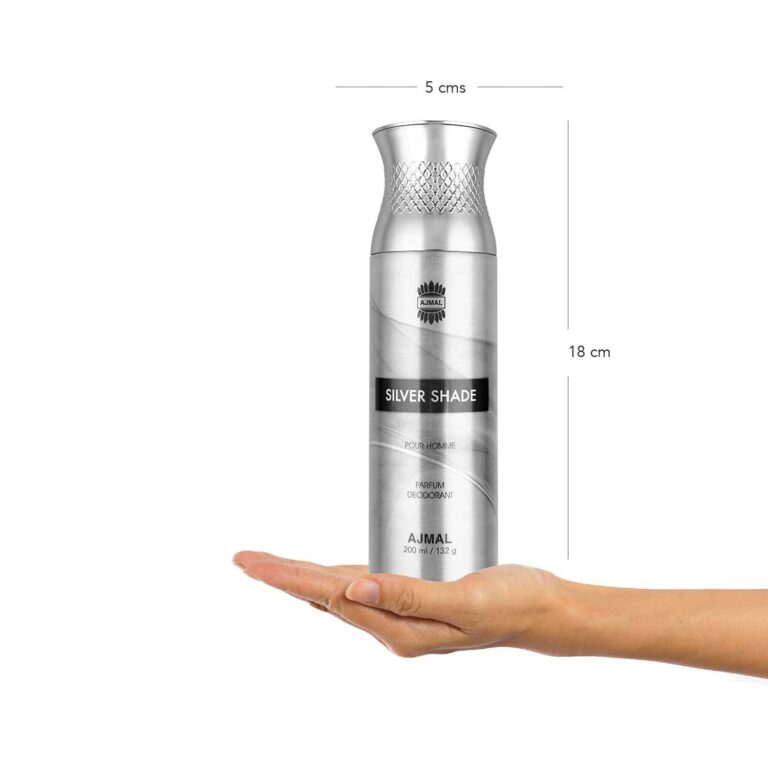 AJMAL Silver Shade Pour Homme Parfum Deodorant (200ml) - Ajmal