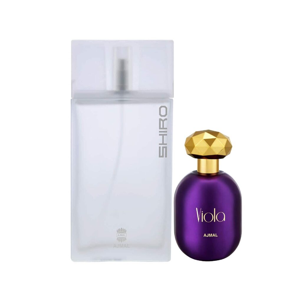 AJMAL Viola Eau De Parfum Fruity Floral Perfume And Shiro Eau De Parfum Citrus Spicy Perfume - (2Pcs) - Ajmal