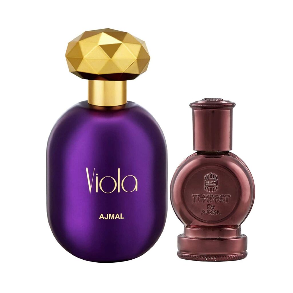 AJMAL Viola Eau De Parfum Fruity Floral Perfume And Tempest Floral - (2Pcs) - Ajmal
