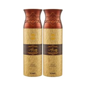 AJMAL Wisal Dhahab Deodorant Spray - Pack of 2 (200ml Each) - Ajmal