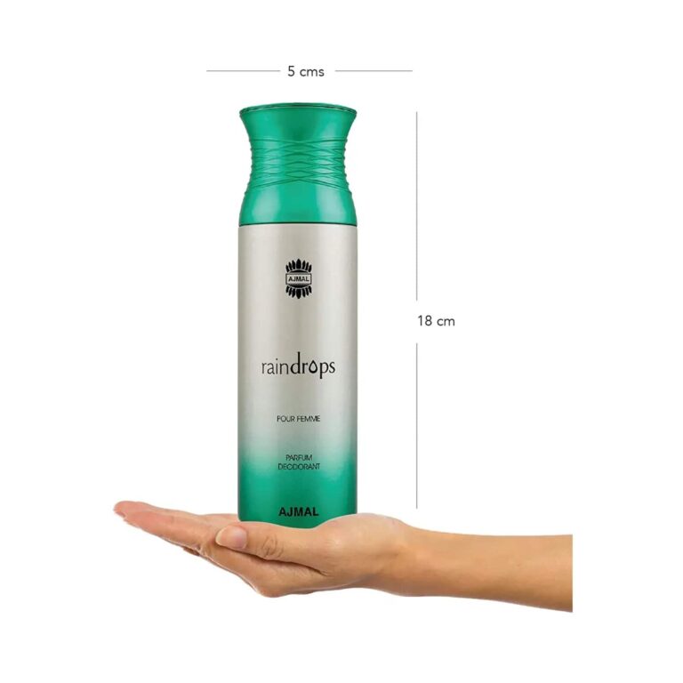 AJMAL Wisal Dhahab & Raindrops Deodorant Body Spray - Pack of 2 (200ml Each) - Ajmal