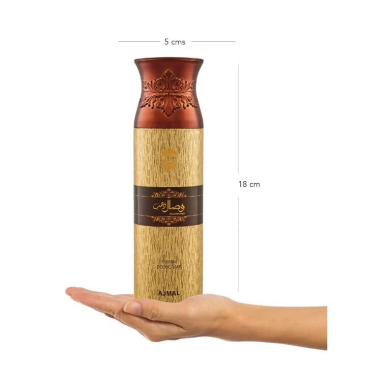 AJMAL Wisal Dhahab & Raindrops Deodorant Body Spray - Pack of 2 (200ml Each) - Ajmal