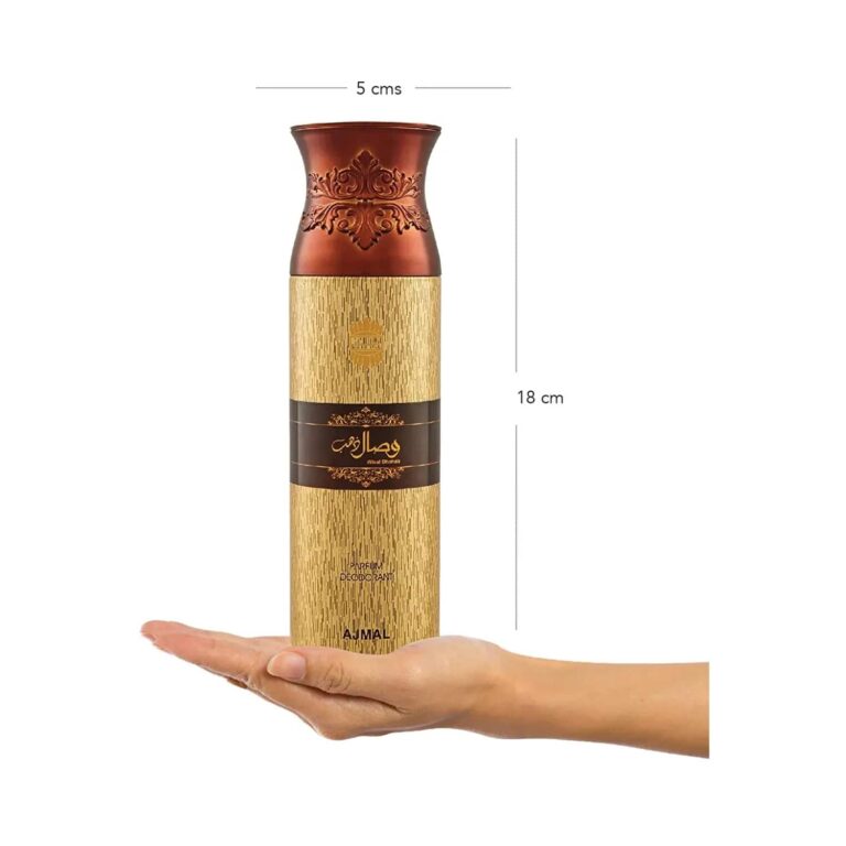 AJMAL Wisal Dhahab & Sacred Love Deodorant Body Spray - Pack of 2 (200ml Each) - Ajmal