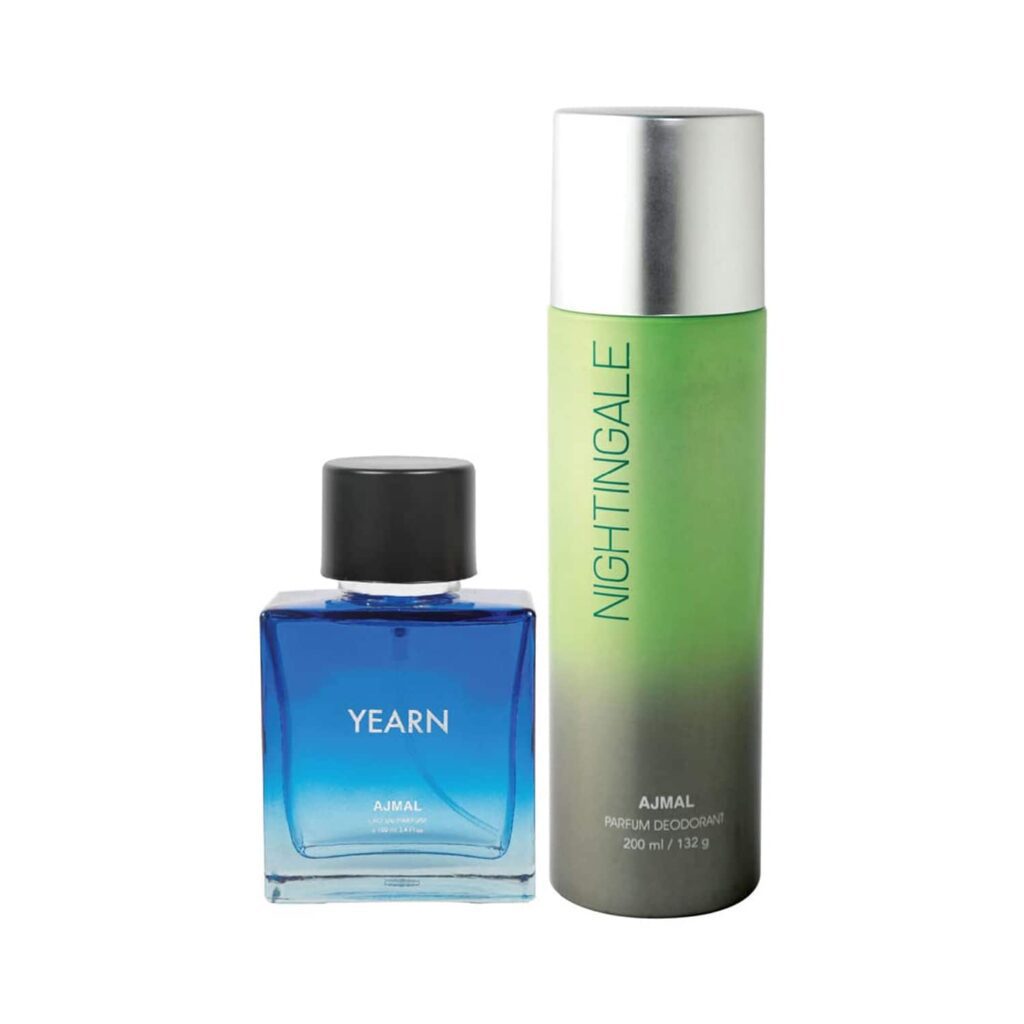 AJMAL Yearn Eau De Parfum & Nightingale Deodorant - (2Pcs) - Ajmal