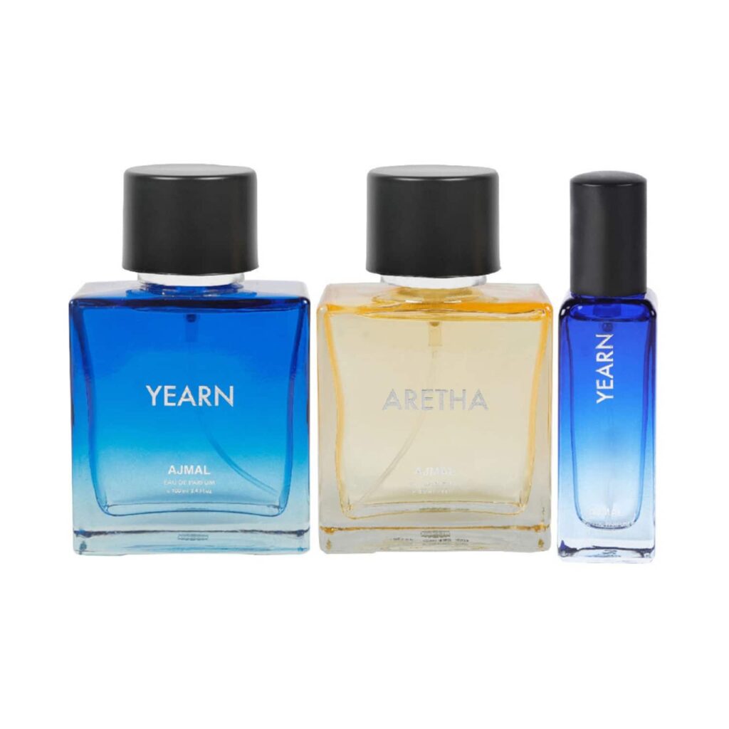 AJMAL Yearn With Aretha & Prose Eau De Parfum Combo Pack (3 Pcs) - Ajmal