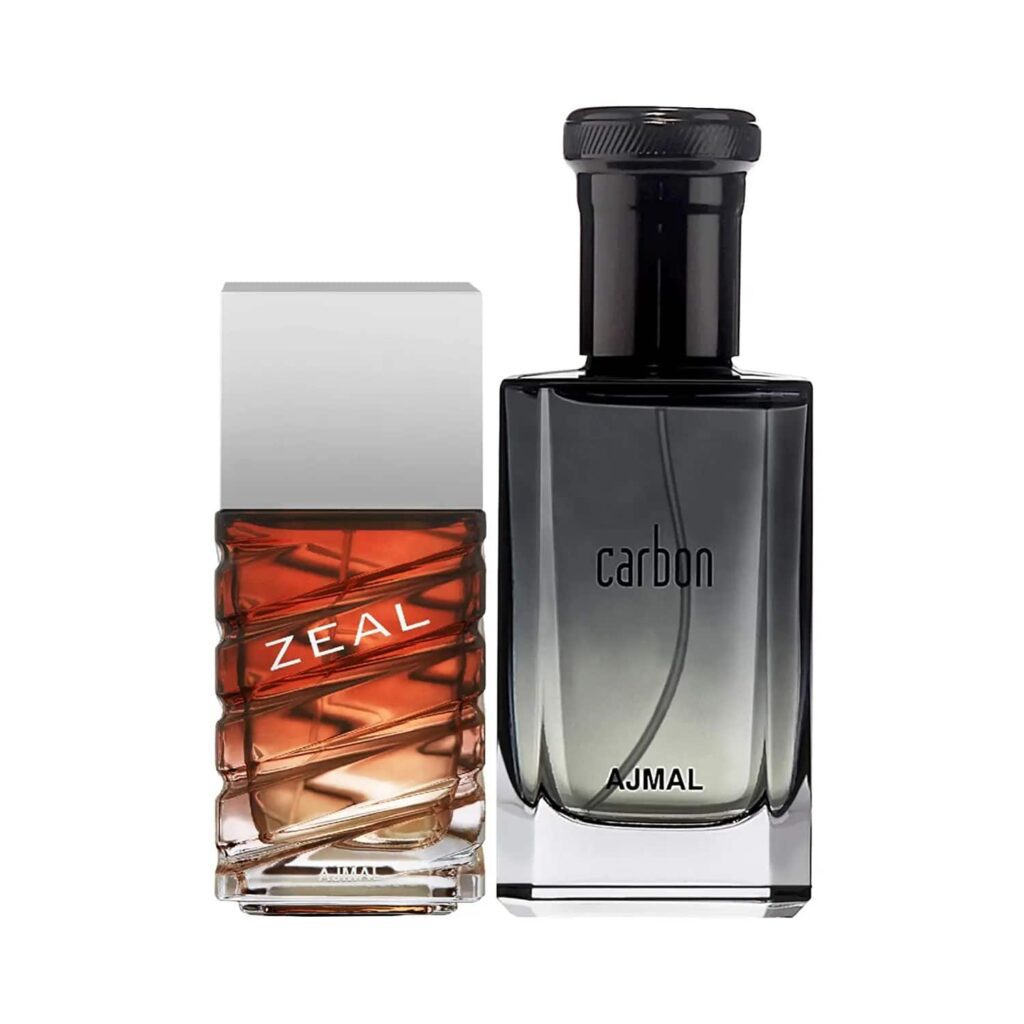 AJMAL Zeal Eau De Parfum And Carbon Eau De Parfum (2Pc) - Ajmal
